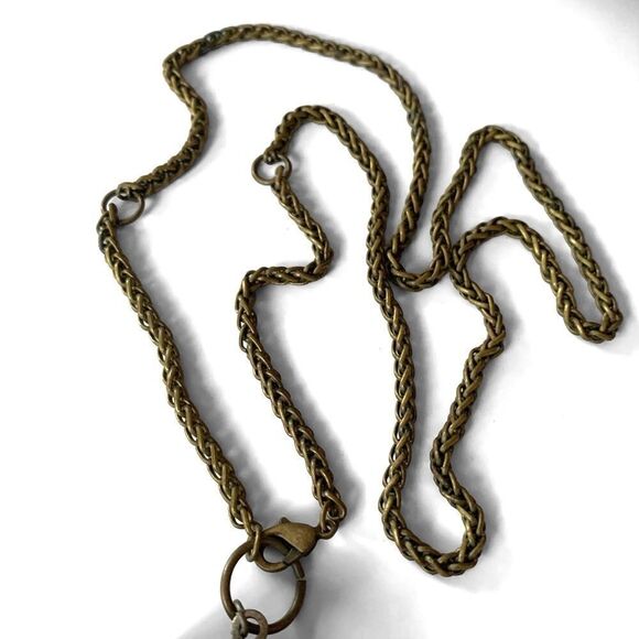 Antique Silver Steampunk Locket Necklace - Picture 7 of 7